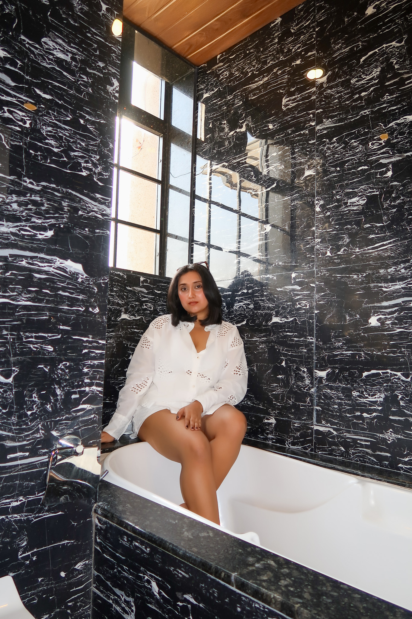 Villa exterior and garden